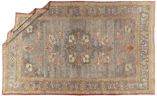U-4855 - Vintage Persian Sultanabad Rug