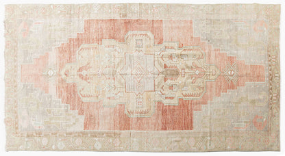 U-5018 - Vintage Subdued Turkish Oushak Rug