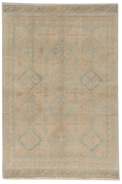 WAHO_IMAGE::u-5080 antique lightly distressed persian afshar rug 4'7 x 5'1.jpg