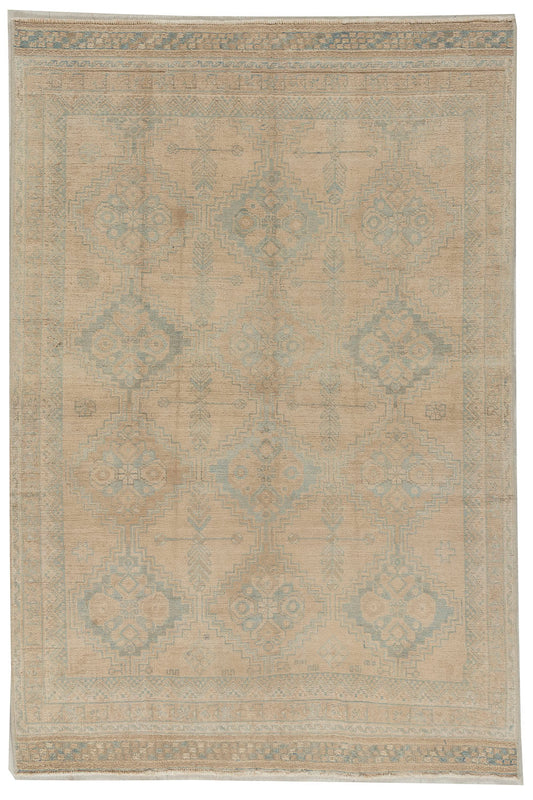 WAHO_IMAGE::u-5080 antique lightly distressed persian afshar rug 4'7 x 5'1.jpg