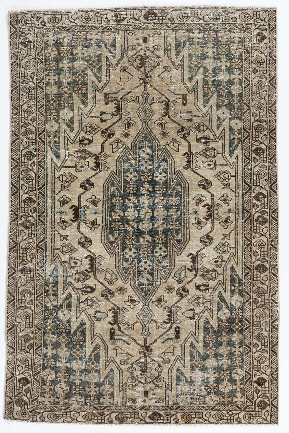 WAHO_IMAGE::u-5082 vintage persian distressed mazlagan rug 4'5 x 6'3.jpg