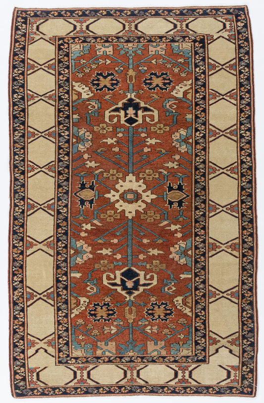U-5200 - Antique Persian Bakshaish Rug