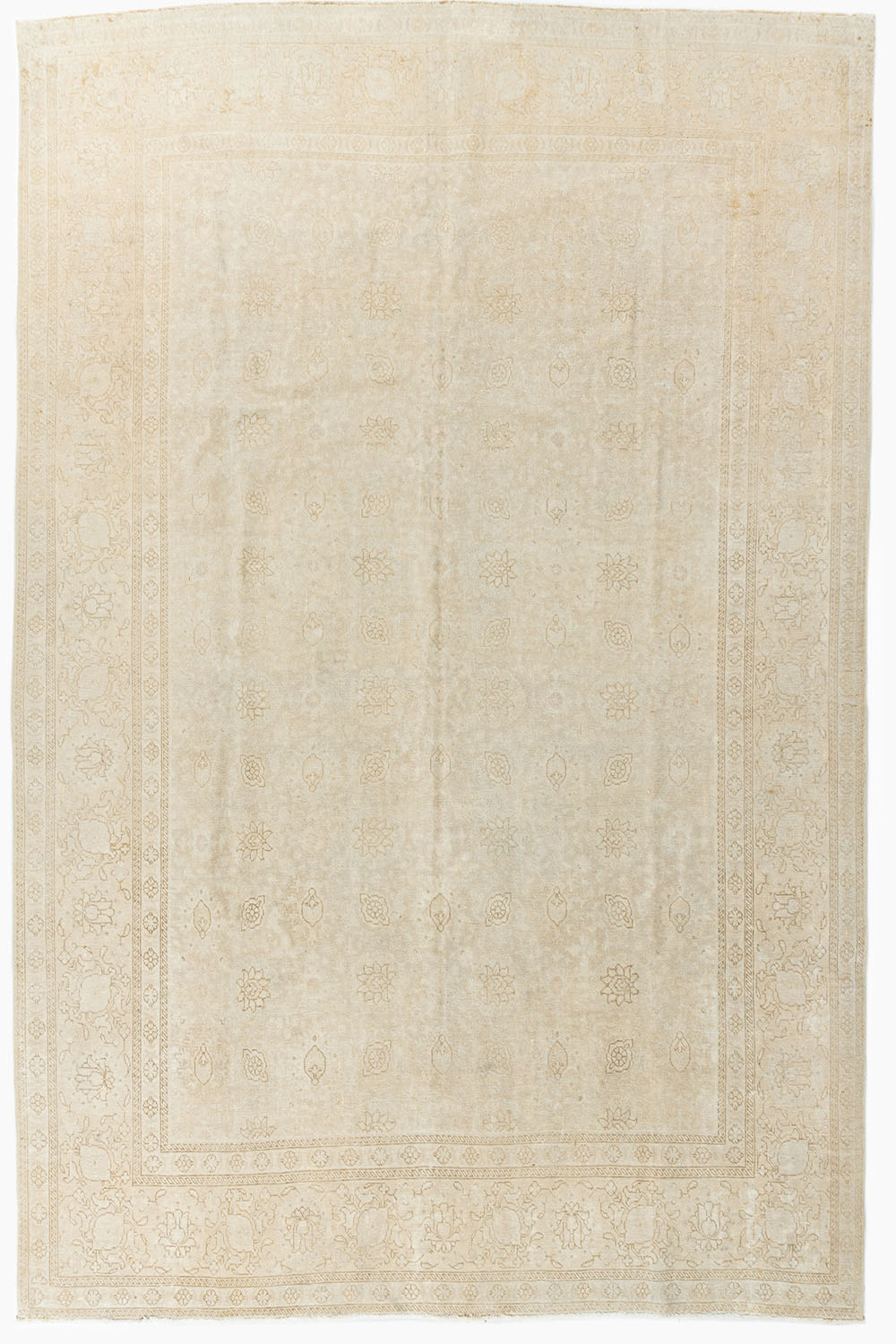 U-5206 - Vintage Subdued Tabriz Rug