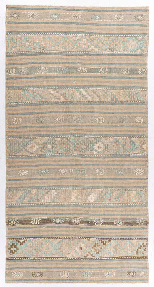 WAHO_IMAGE::u-5266 vintage turkish kilim wool 5’1x11’2_thumb.jpg
