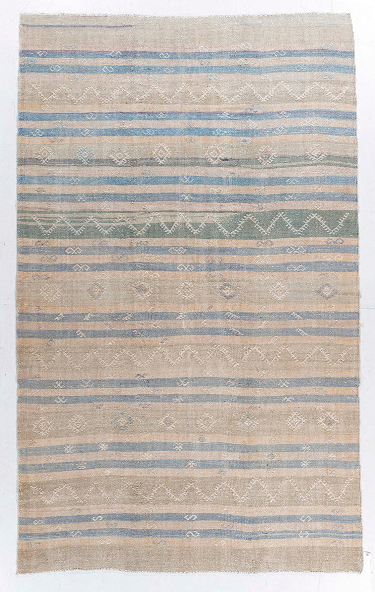 WAHO_IMAGE::u-5267 vintage turkish kilim wool 6’6x10’11-thumb.jpg