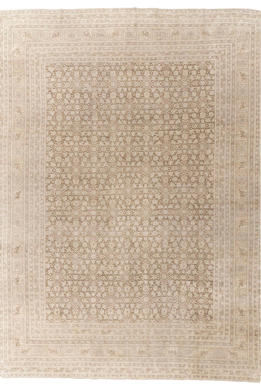 U-5306-CU-1222 - Antique Subdued Persian Tabriz Rug