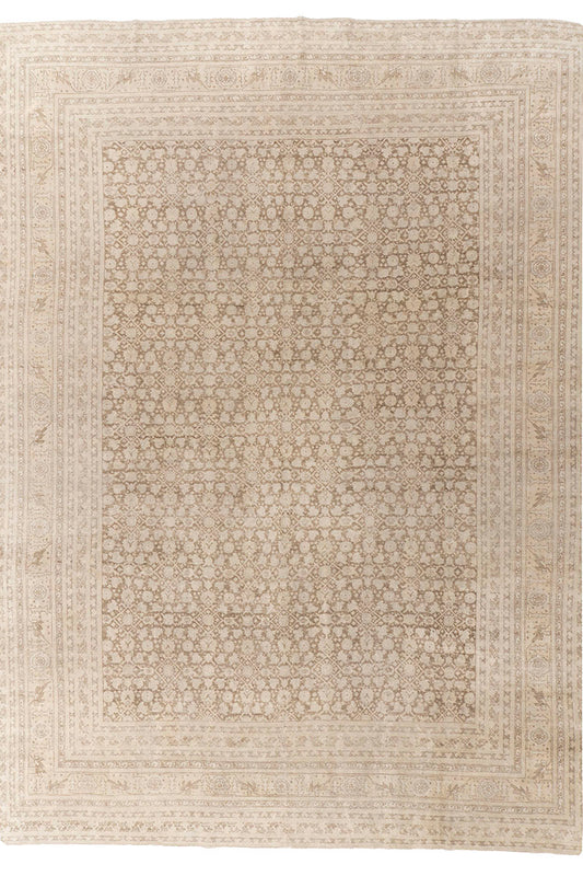 U-5306-CU-1222 - Antique Subdued Persian Tabriz Rug