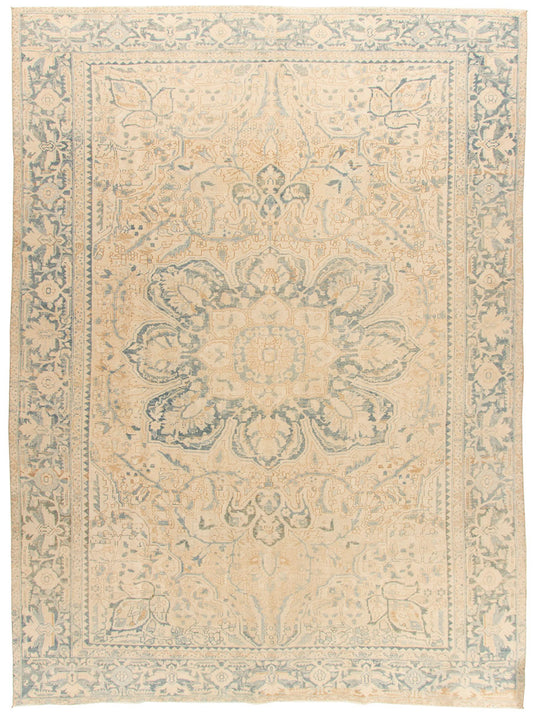 U-5318 - Vintage Persian Heriz Rug