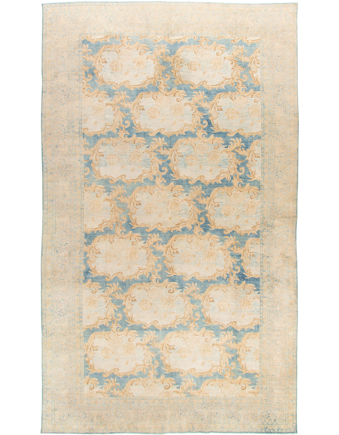 WAHO_IMAGE::u-5319 antique tabriz gole-farang rug 9'6 x 11'6.jpg