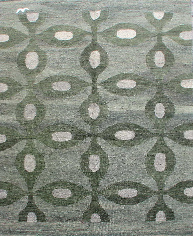 C1025 - Contemporary Natural Artisan Flatweave Rug