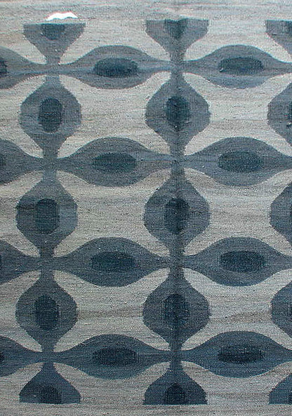C1027 - Contemporary Natural Artisan Flatweave Rug
