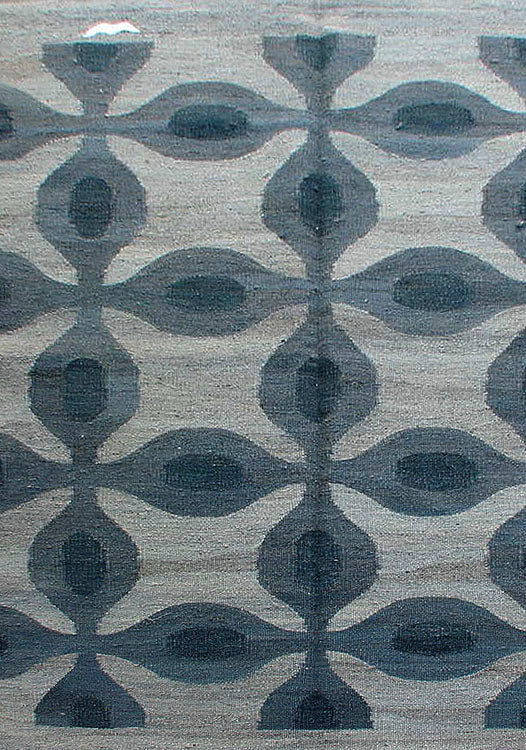 C1027 - Contemporary Natural Artisan Flatweave Rug