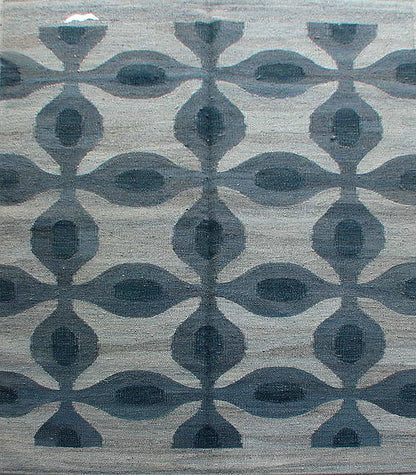 C1027 - Contemporary Natural Artisan Flatweave Rug