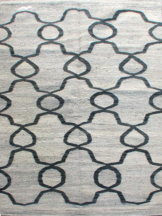 C1030 - Contemporary Natural Artisan Flatweave Rug