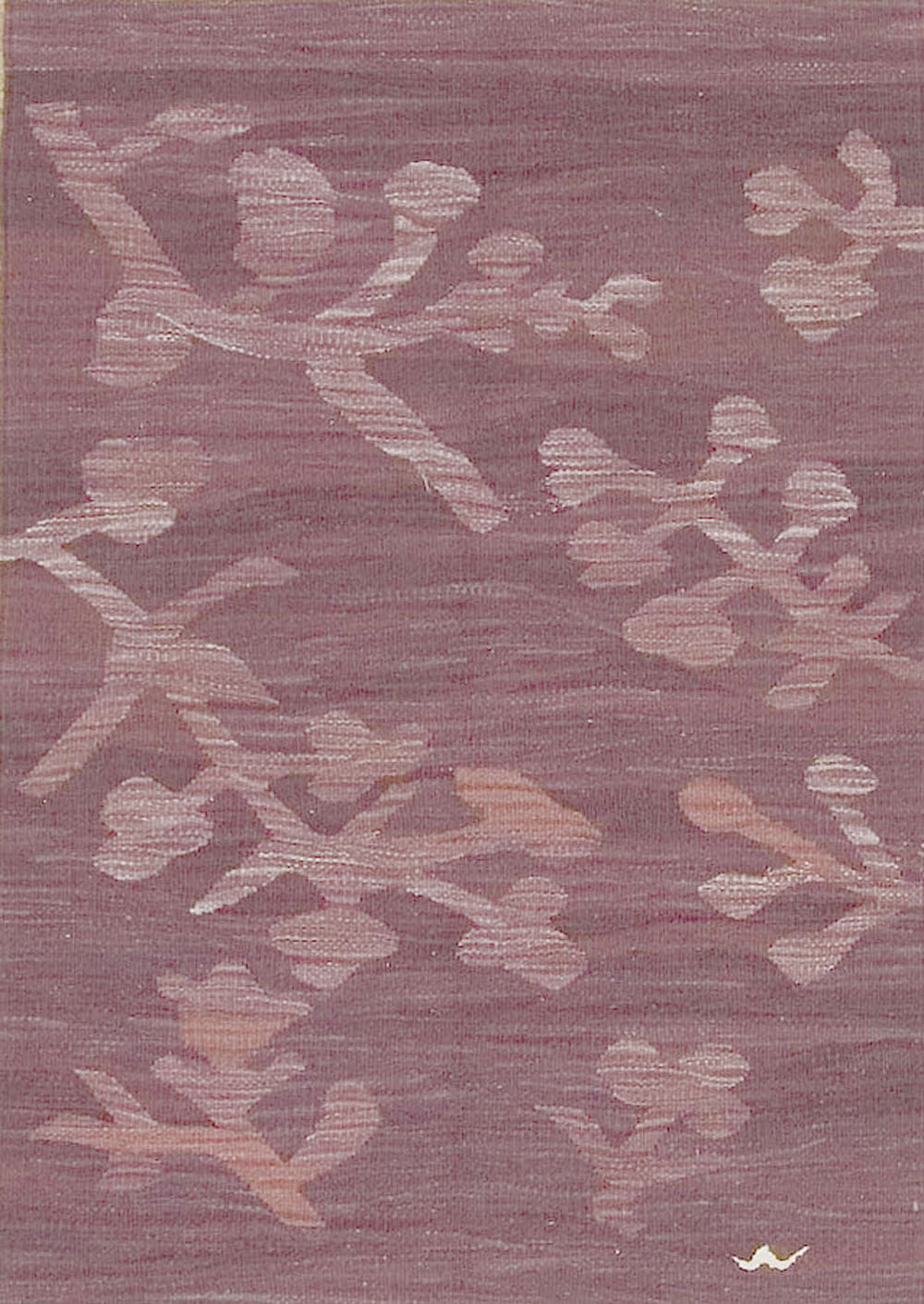 C1039 - Contemporary Natural Artisan Flatweave Rug