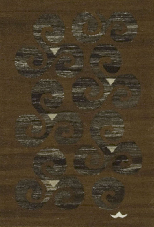 C1040 - Contemporary Natural Artisan Flatweave Rug