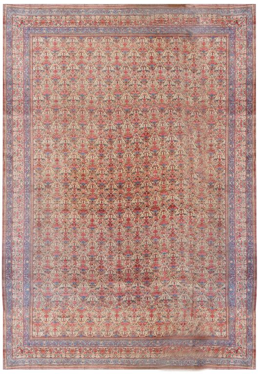 CU-1131 - Antique Persian Oversize Tehran  Rug