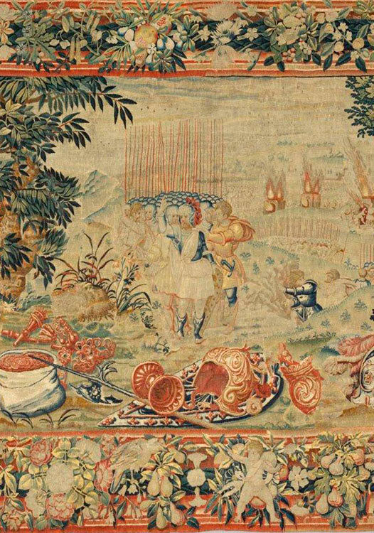 CU-1162 - Antique Brussels Tapestry