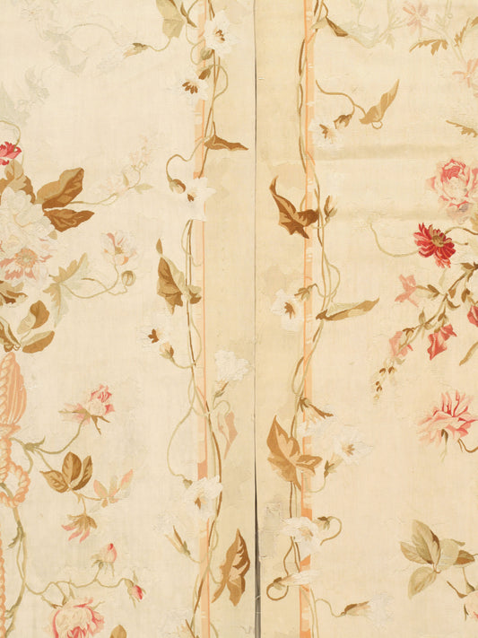 CU-1210 - Pair of Antique Aubusson Panels