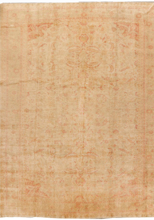 CU-1240 - Antique Subdued Turkish Oushak Rug