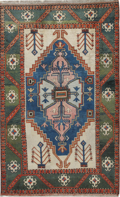 CU-1455 - Vintage Turkish Oushak Rug