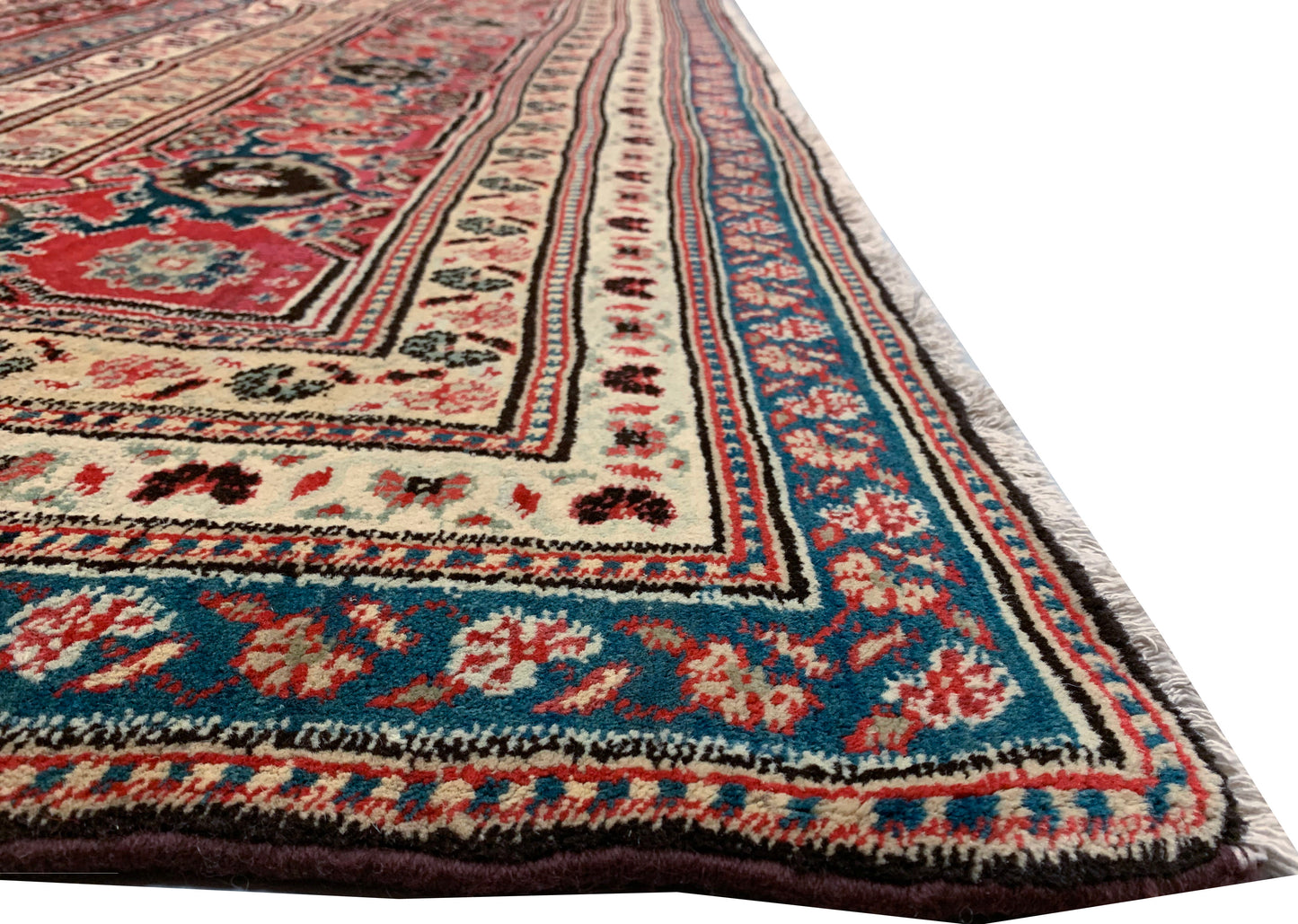 CU-1467 - Antique Indian Agra Rug