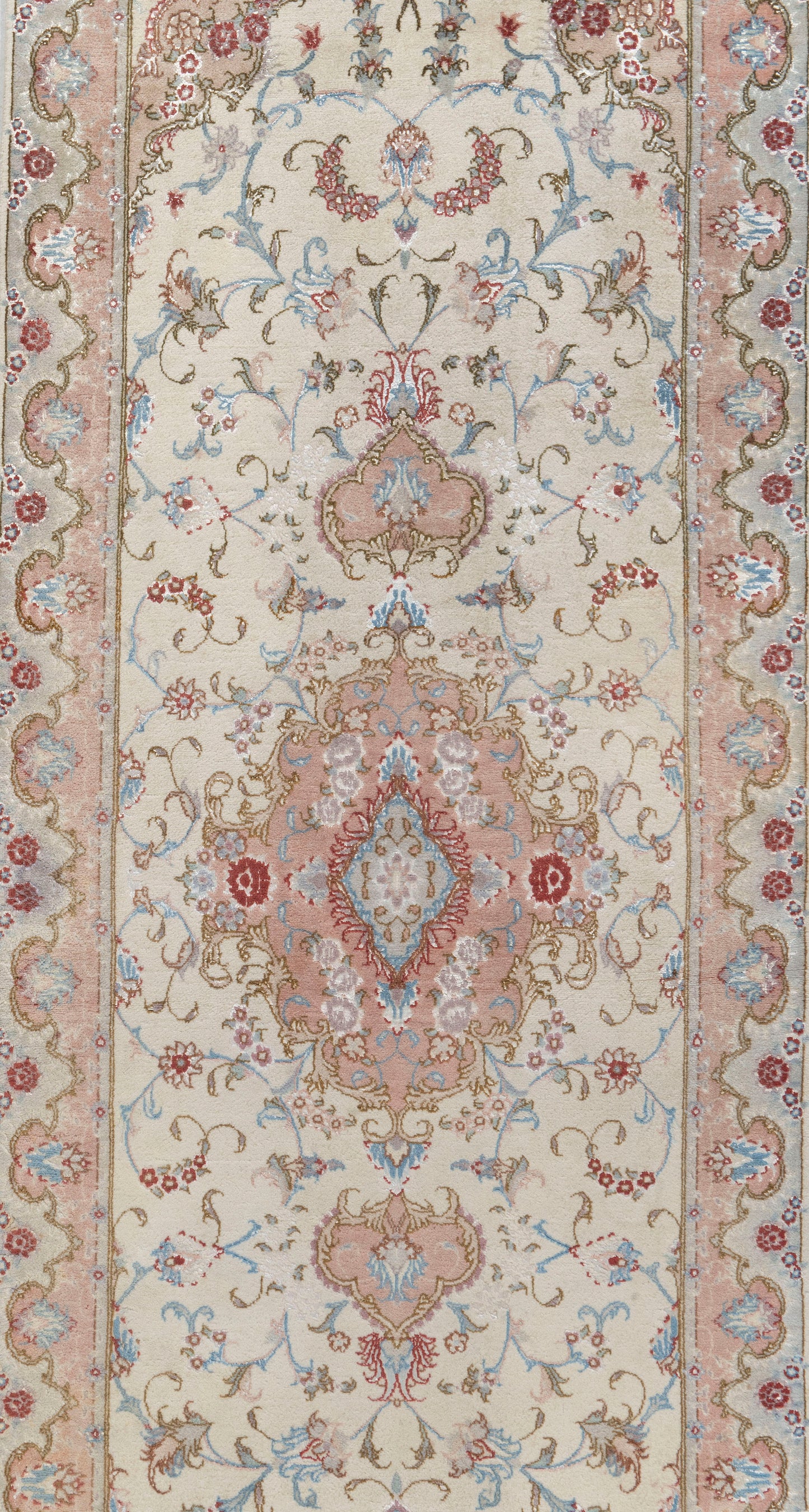CU-1490C - Silk Tabriz Rug Runner