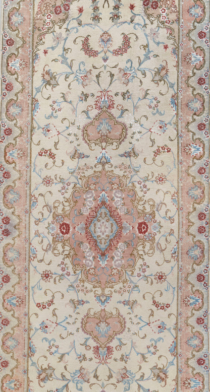 CU-1490C - Silk Tabriz Rug Runner