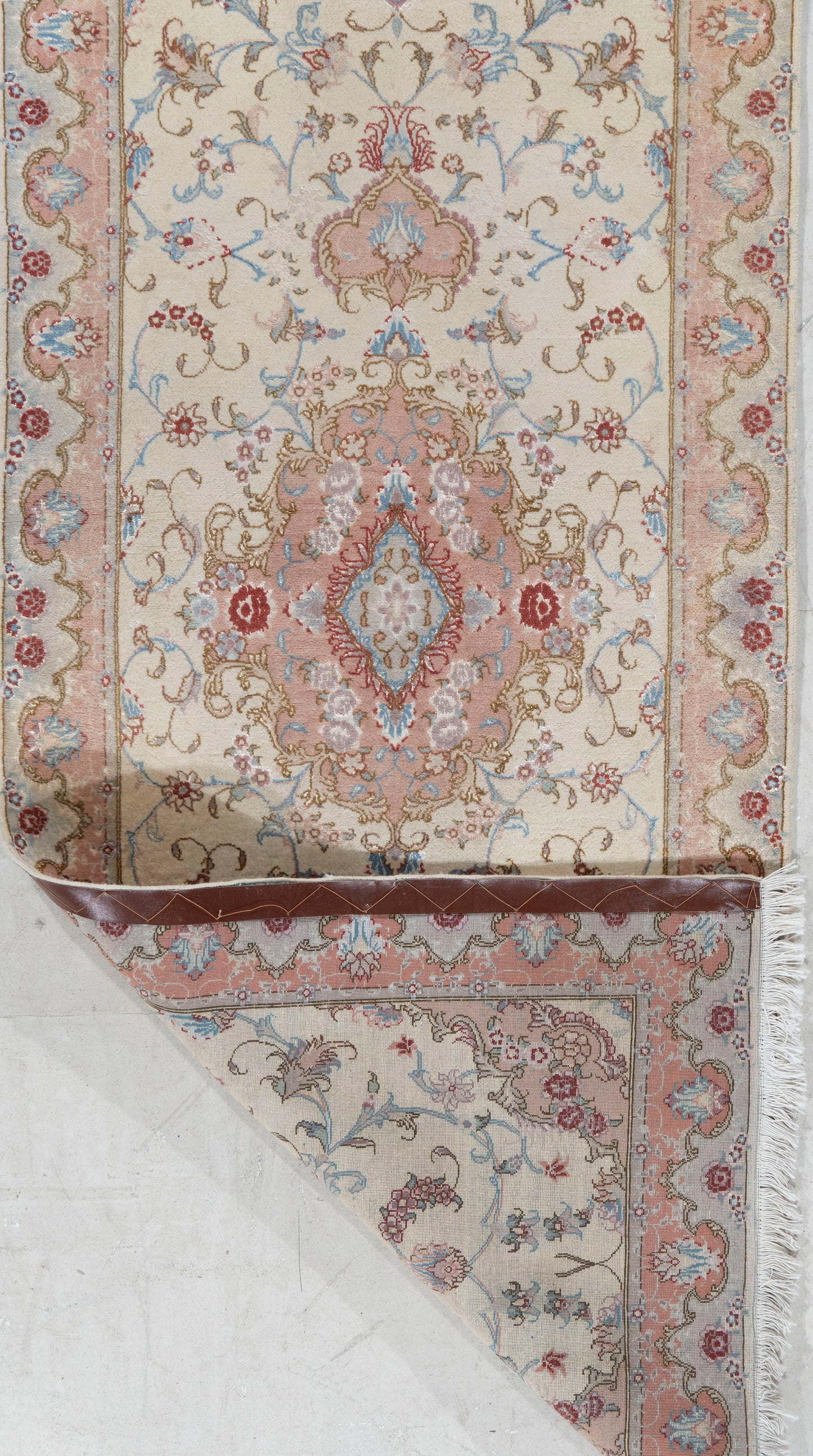 CU-1490C - Silk Tabriz Rug Runner