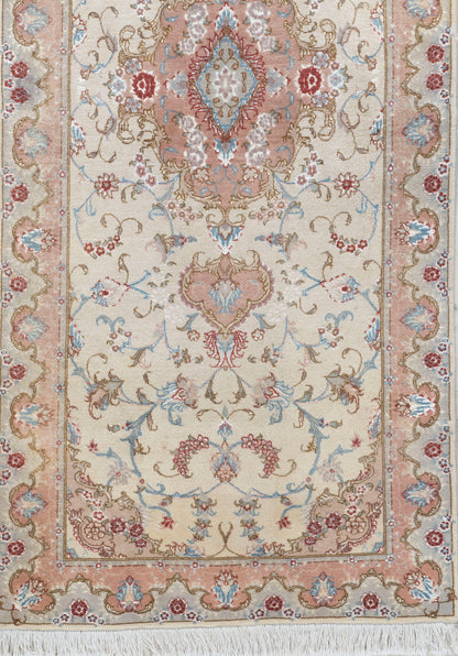 CU-1490C - Silk Tabriz Rug Runner