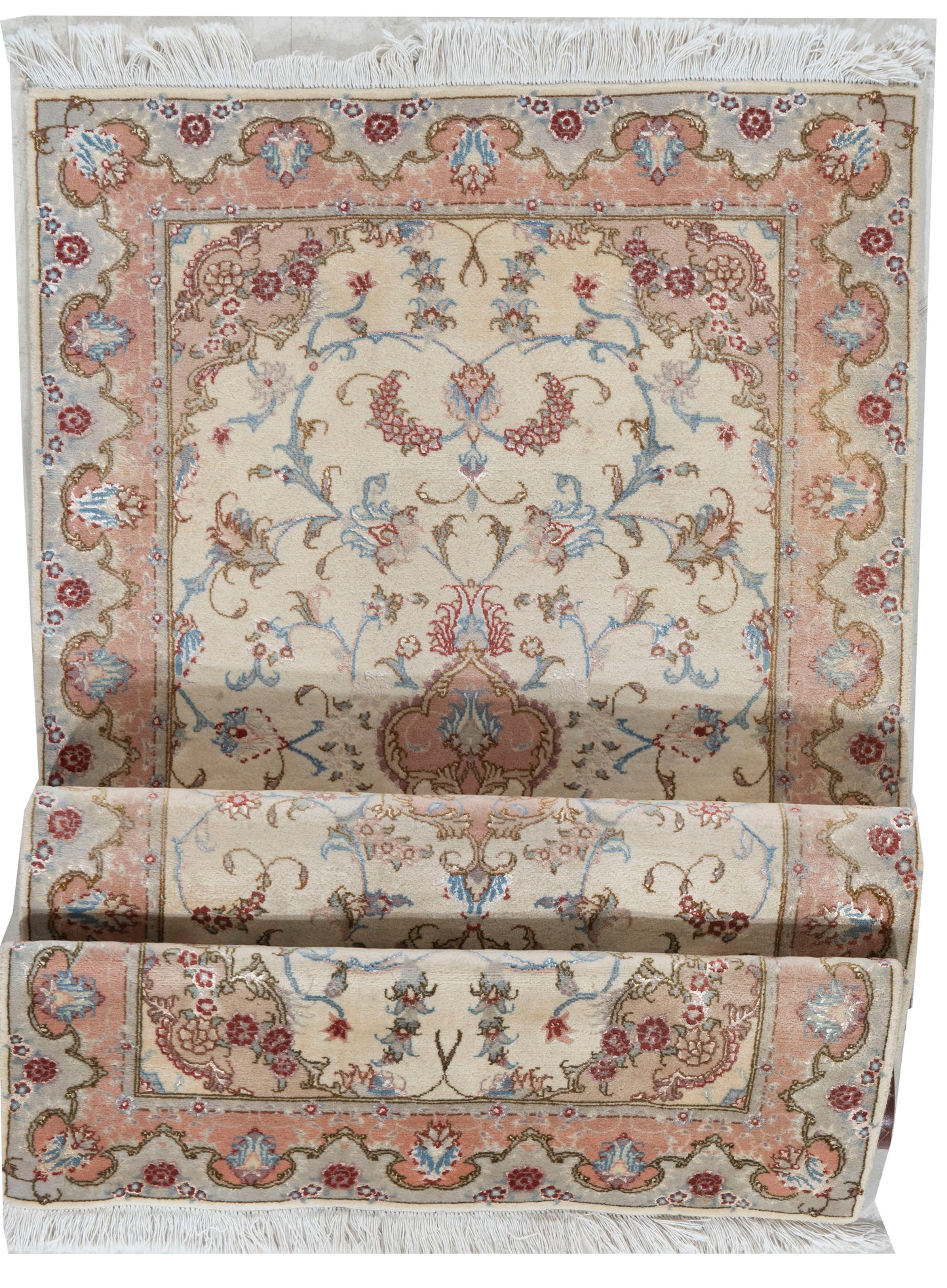 CU-1490C - Silk Tabriz Rug Runner