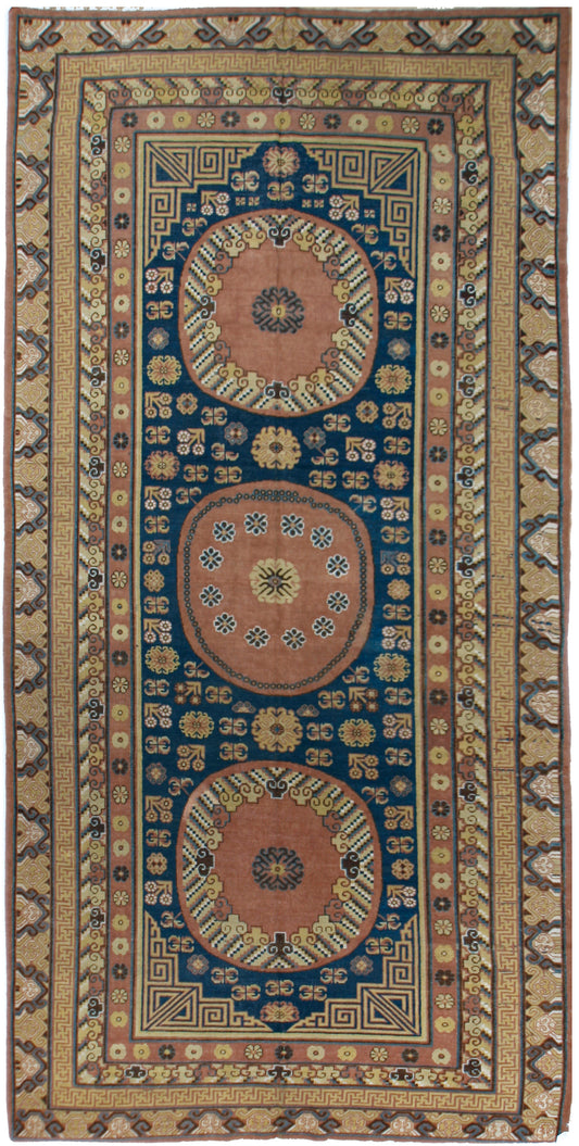 CU-1530-A12 - Antique Khotan Samarkand Rug