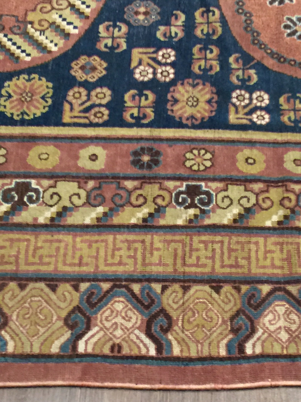 CU-1530-A12 - Antique Khotan Samarkand Rug