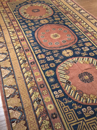 CU-1530-A12 - Antique Khotan Samarkand Rug