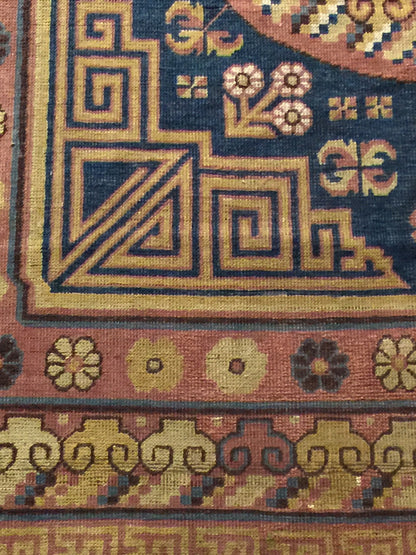CU-1530-A12 - Antique Khotan Samarkand Rug