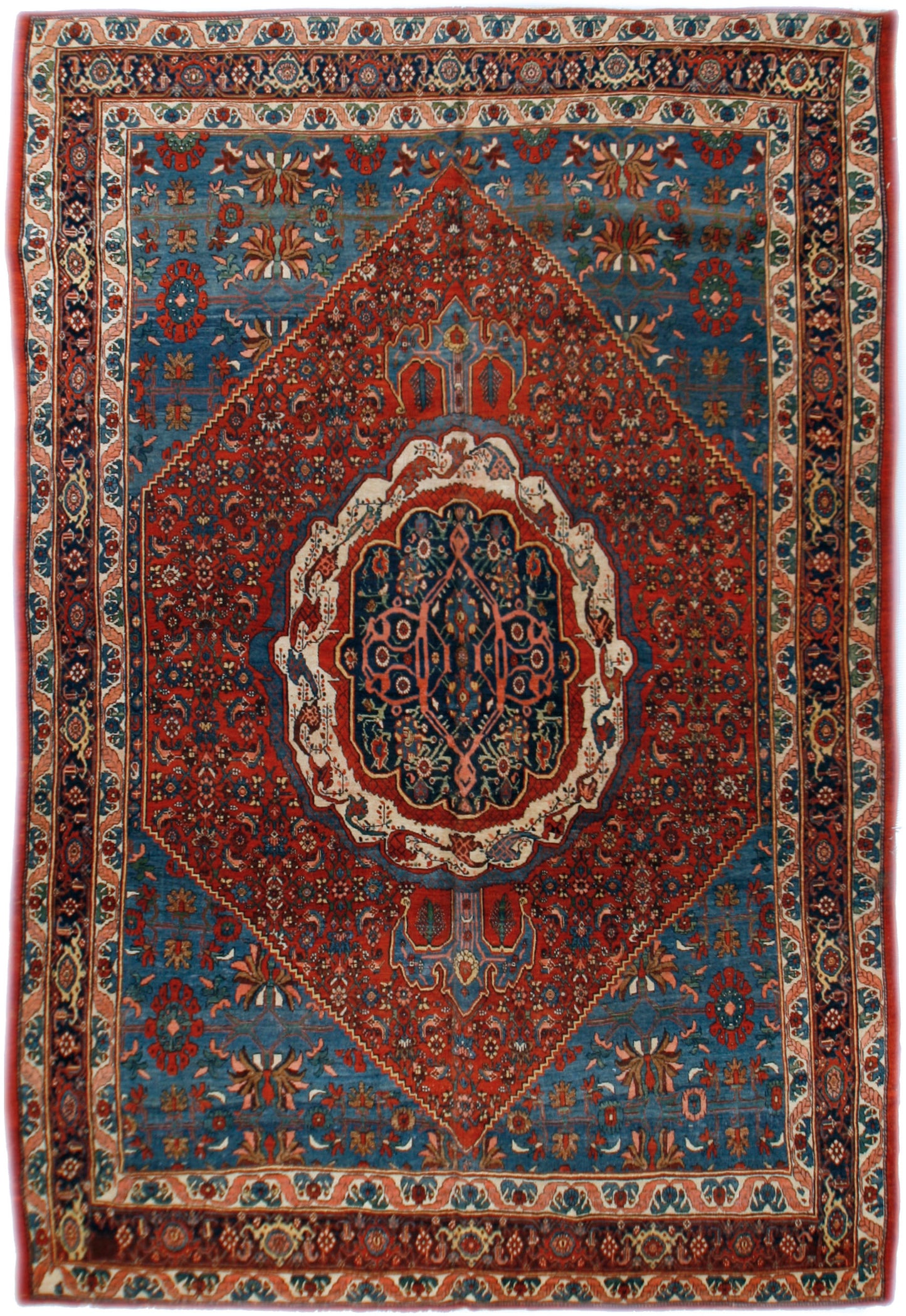 CU-1532-A144 - Antique Persian Bidjar  Rug