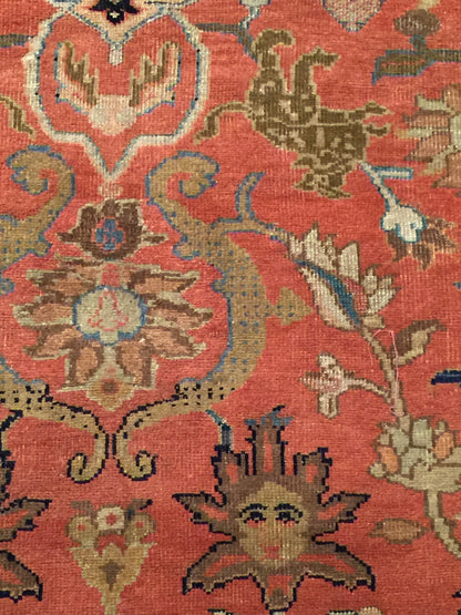 CU-1533-A100 - Antique Persian Sultanabad Rug