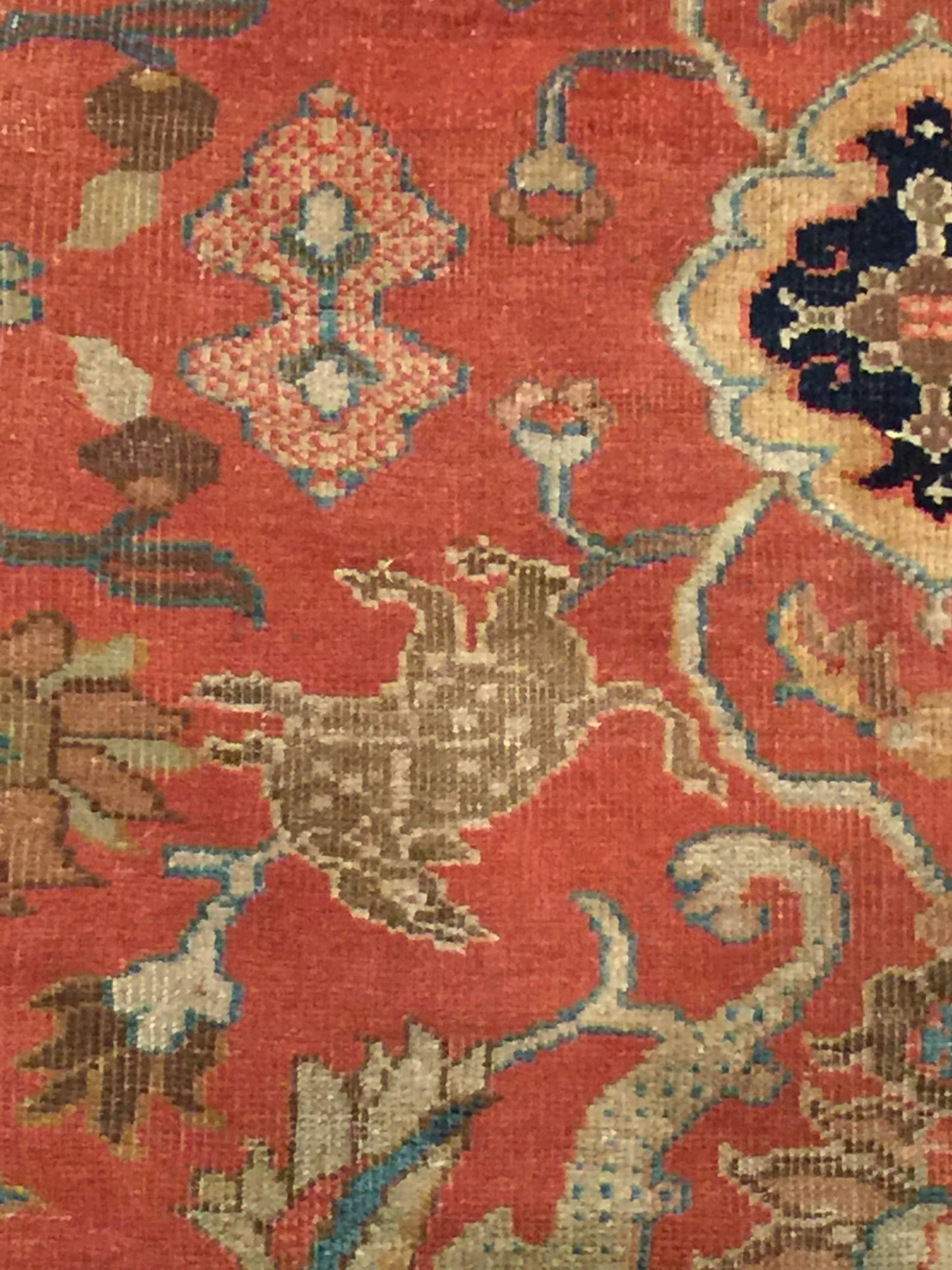 CU-1533-A100 - Antique Persian Sultanabad Rug