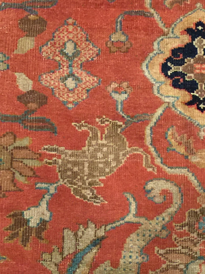 CU-1533-A100 - Antique Persian Sultanabad Rug