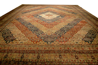 CU-1535-A112 - Antique Persian Kerman Rug