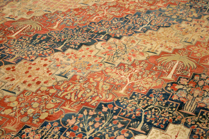 CU-1535-A112 - Antique Persian Kerman Rug