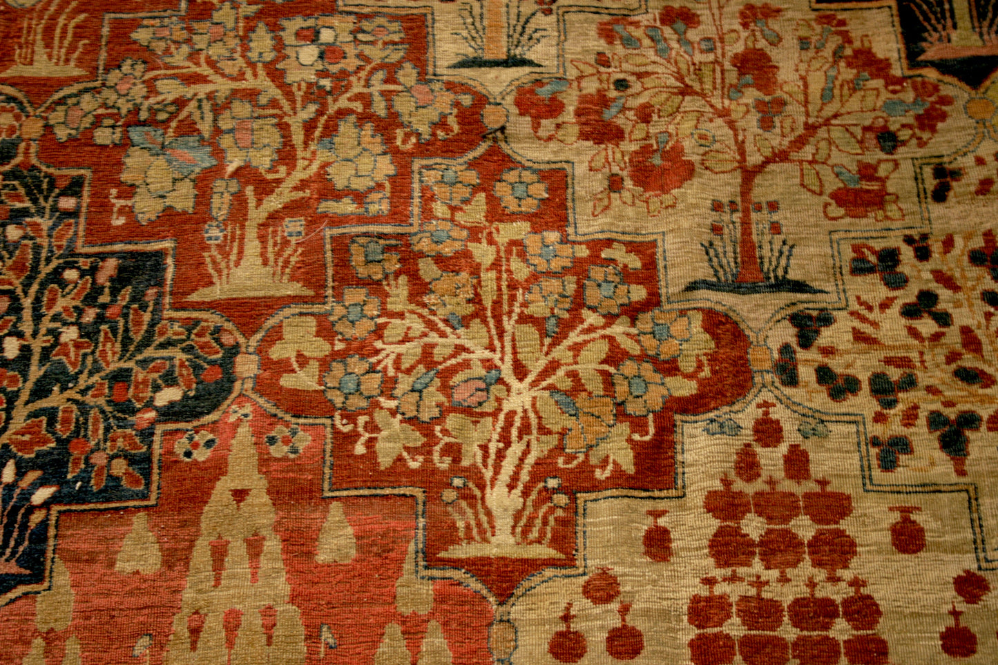 CU-1535-A112 - Antique Persian Kerman Rug