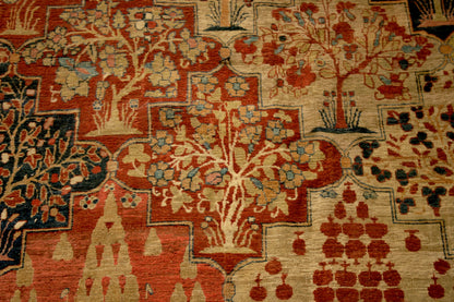 CU-1535-A112 - Antique Persian Kerman Rug