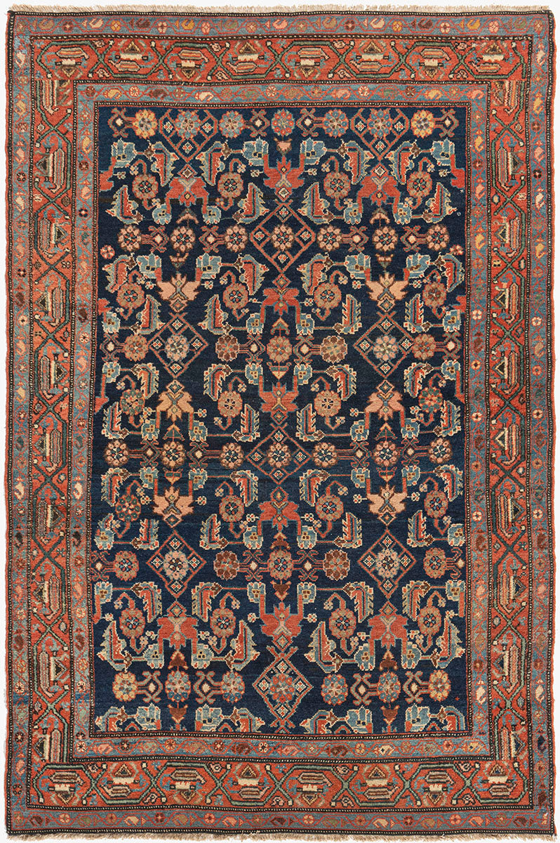 CU-1594 - Antique Persian Hamadan Rug