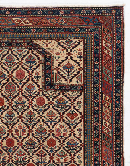 CU-1631 - Antique Caucasian Shirvan Marasali Rug