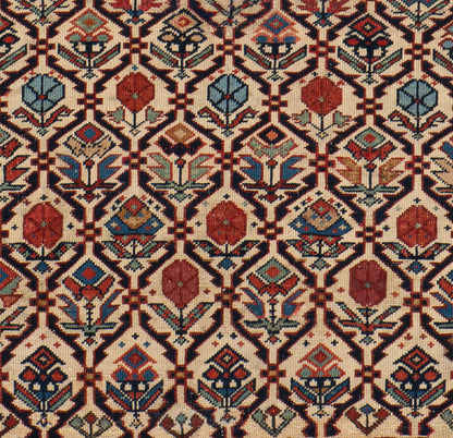 CU-1631 - Antique Caucasian Shirvan Marasali Rug