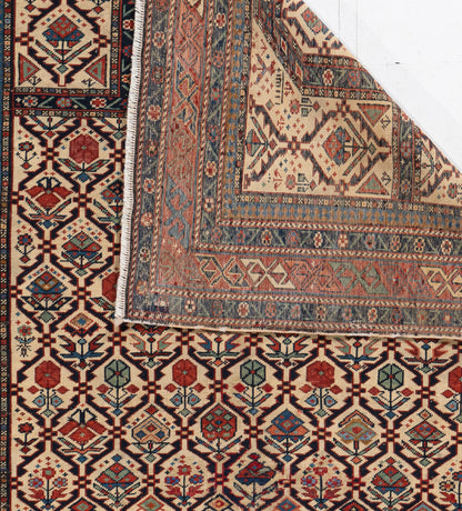 CU-1631 - Antique Caucasian Shirvan Marasali Rug