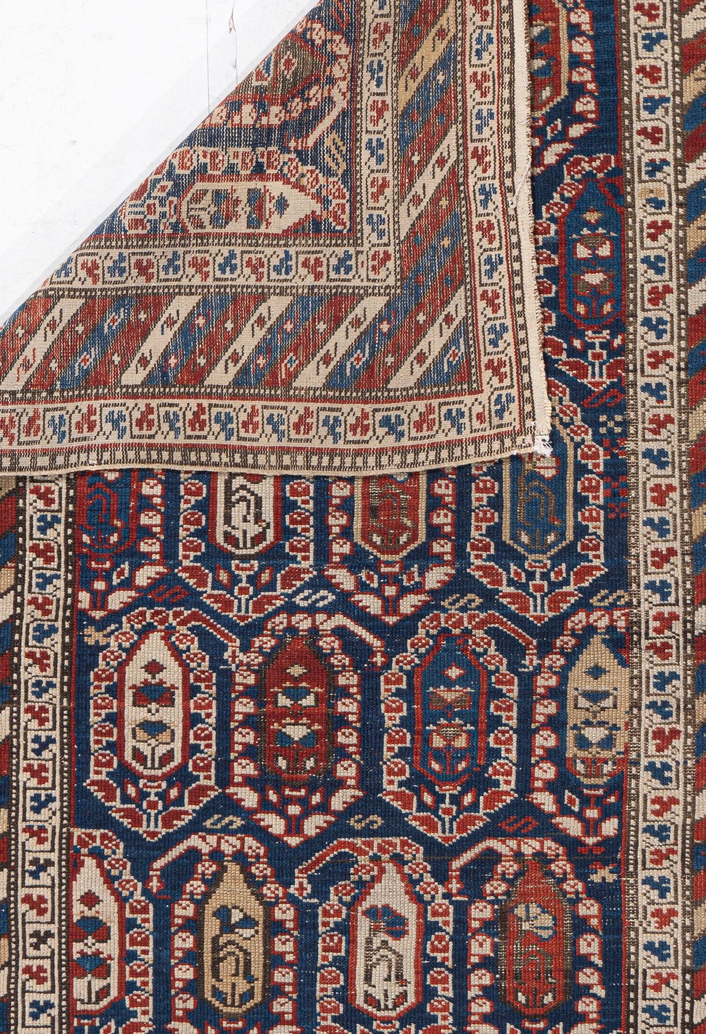 CU-1641 - Antique Caucasian Shirvan Rug