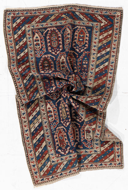 CU-1641 - Antique Caucasian Shirvan Rug