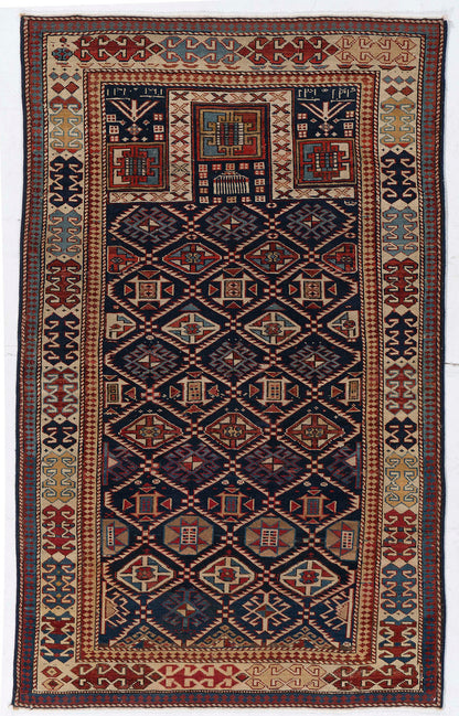 CU-1643 - Antique Caucasian Kuba Shirvan Rug